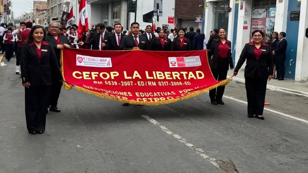 Comunidad educativa de CEFOP La Libertad